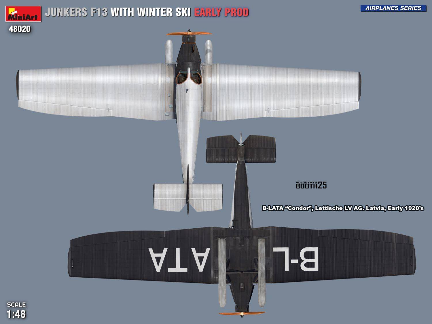 JUNKERS F13 WITH WINTER SKI. EARLY PROD – Image 14