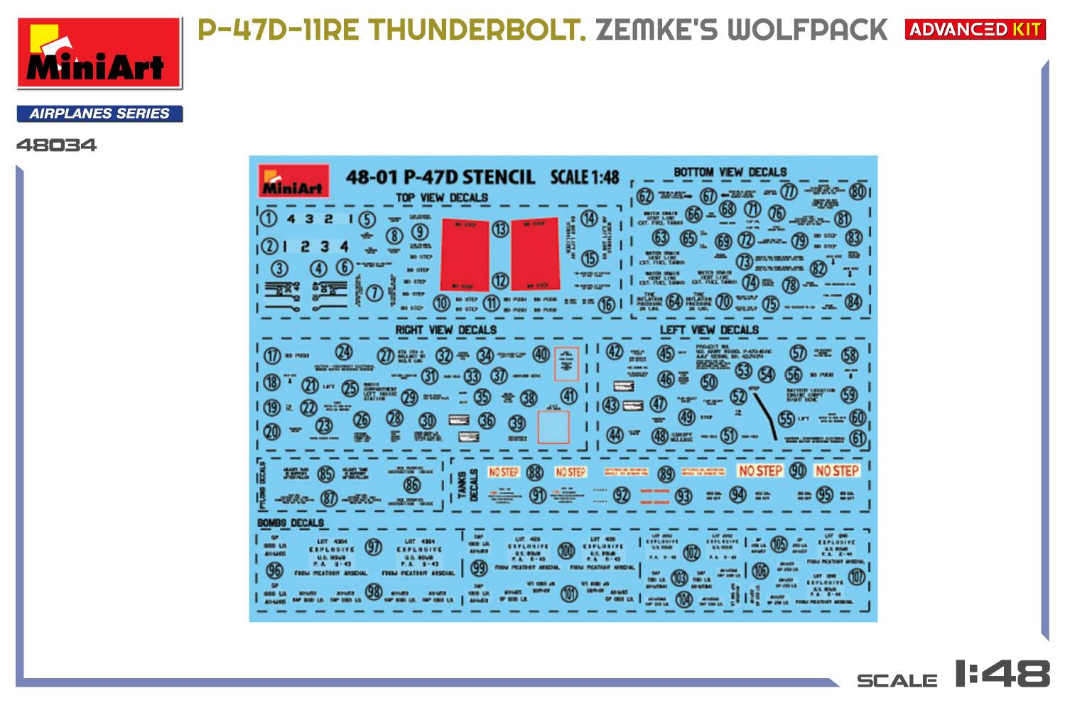P-47D-11RE THUNDERBOLT. ZEMKE’S WOLFPACK. ADVANCED KIT – Image 3