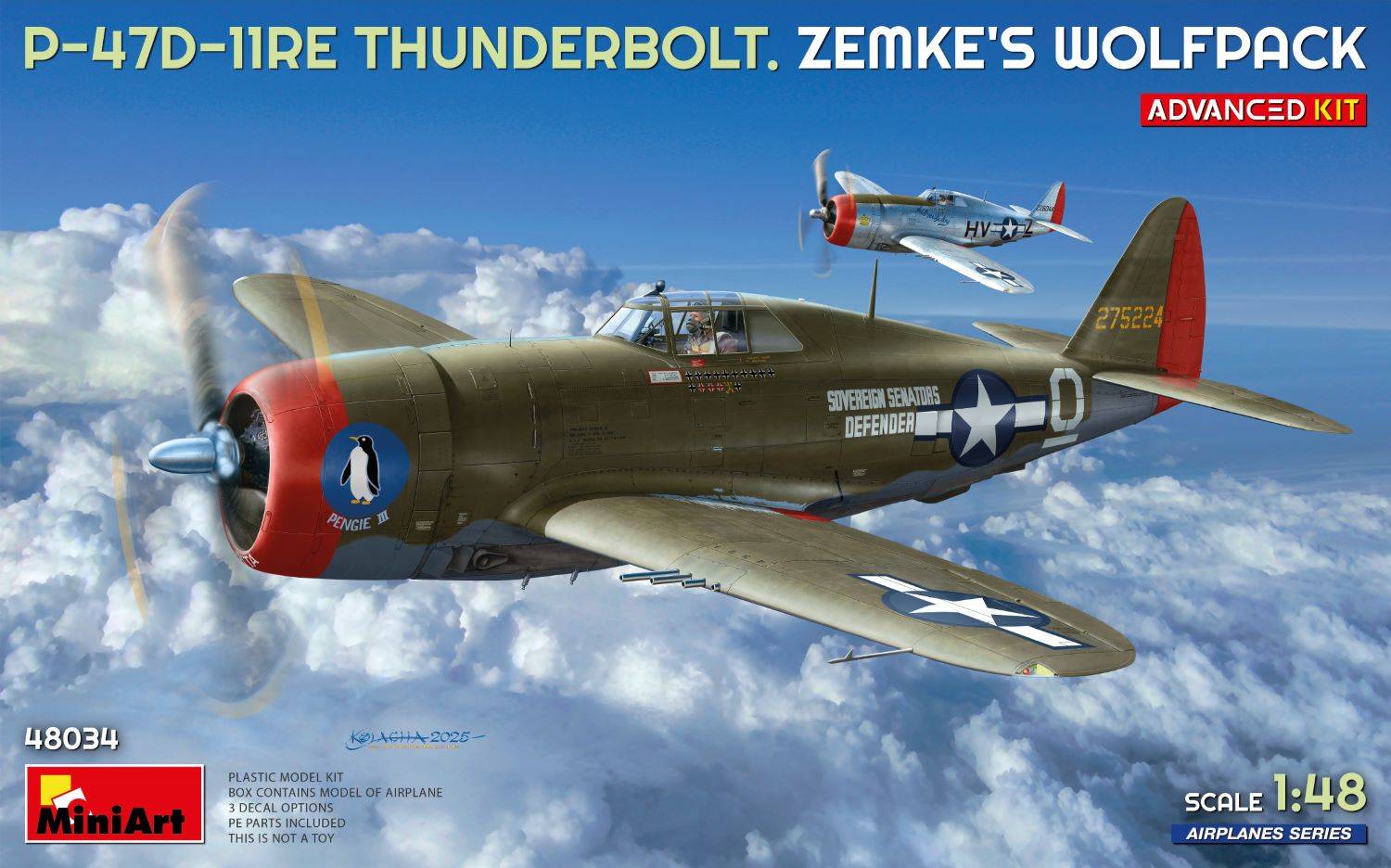 P-47D-11RE THUNDERBOLT. ZEMKE’S WOLFPACK. ADVANCED KIT