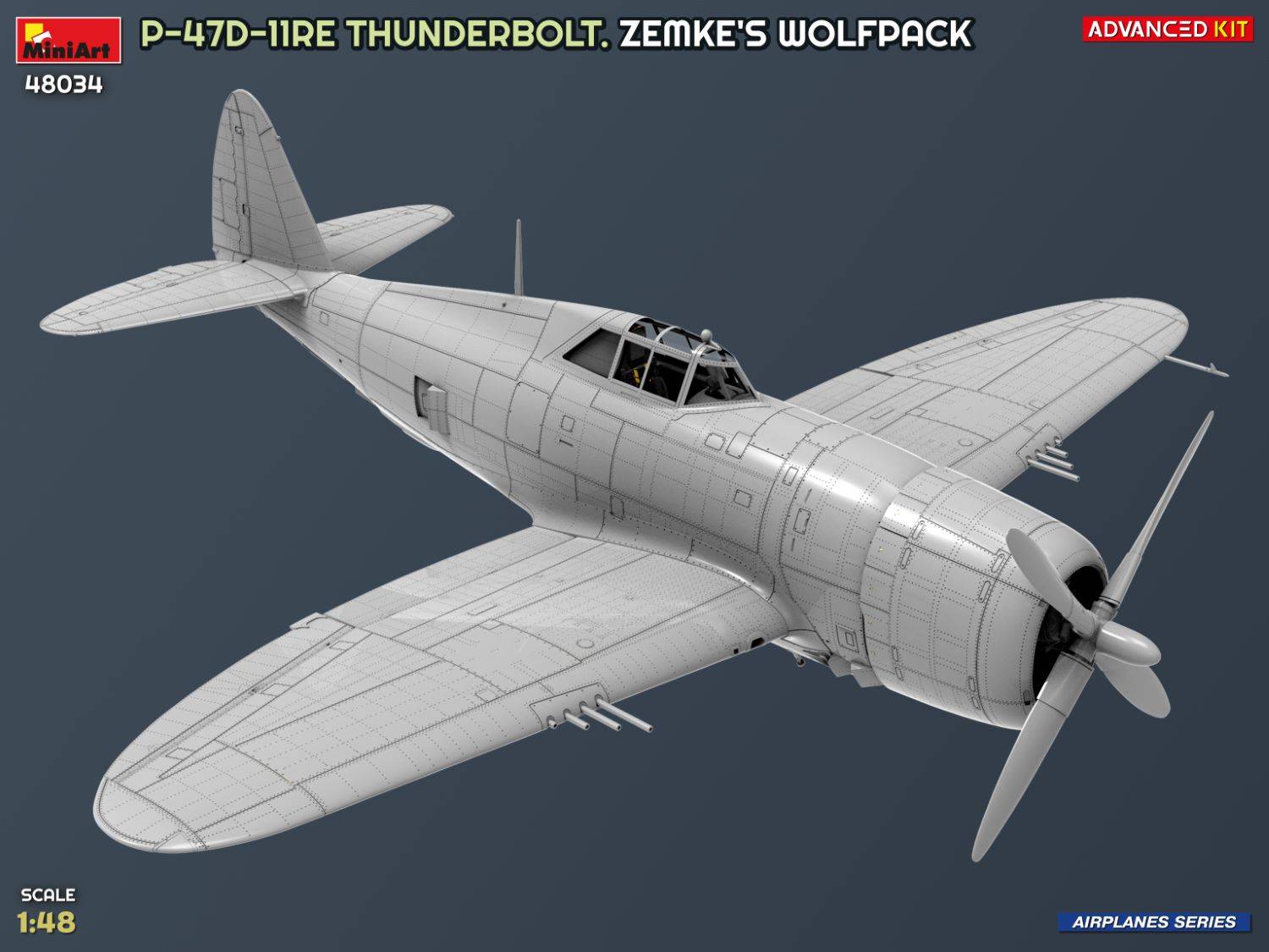 P-47D-11RE THUNDERBOLT. ZEMKE’S WOLFPACK. ADVANCED KIT – Image 6