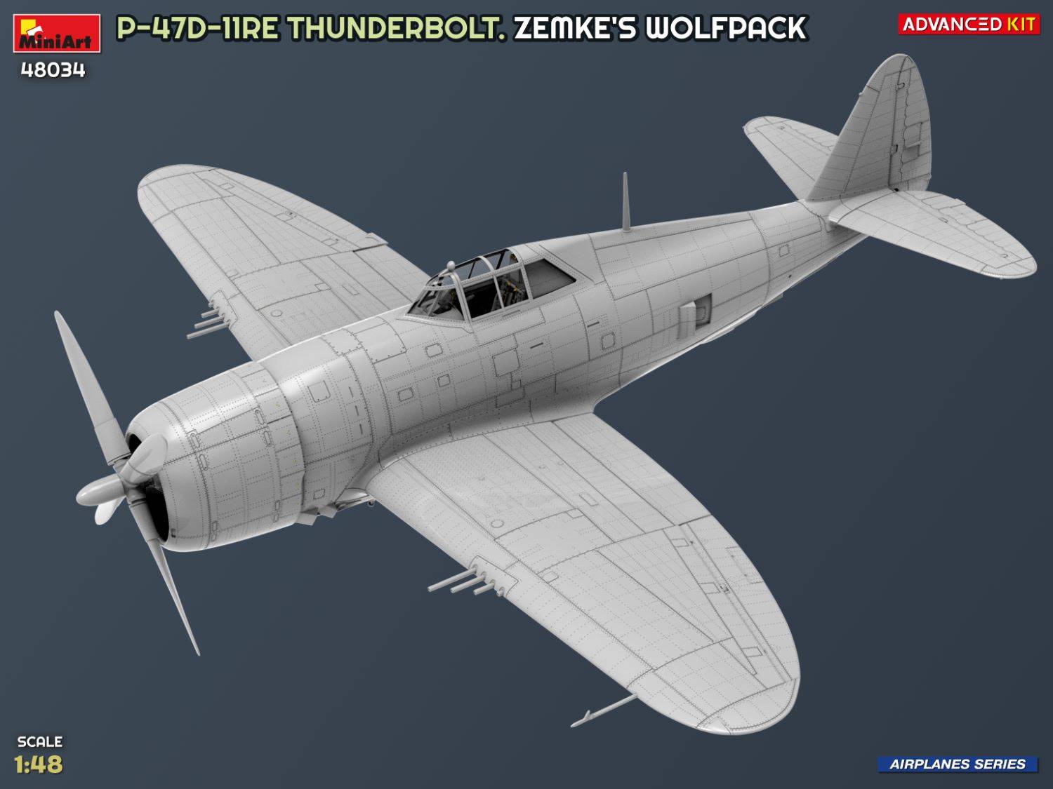 P-47D-11RE THUNDERBOLT. ZEMKE’S WOLFPACK. ADVANCED KIT – Image 7