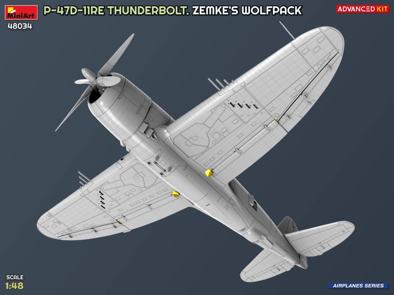 P-47D-11RE THUNDERBOLT. ZEMKE’S WOLFPACK. ADVANCED KIT – Image 8