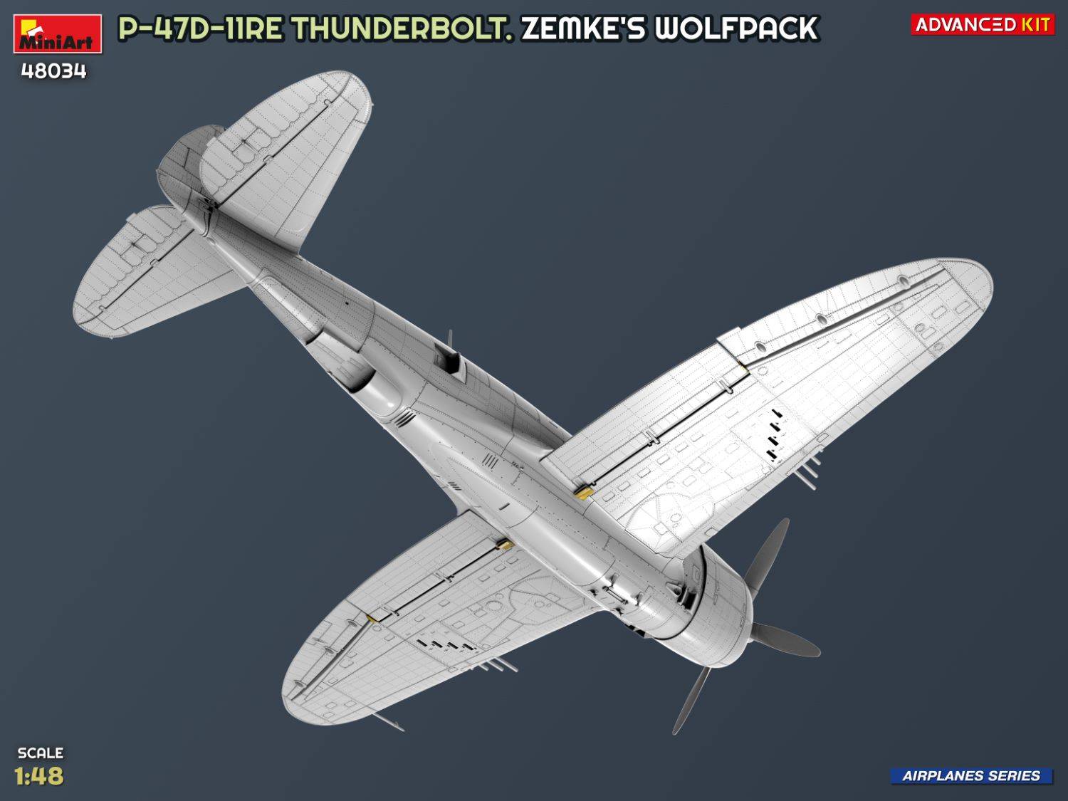P-47D-11RE THUNDERBOLT. ZEMKE’S WOLFPACK. ADVANCED KIT – Image 9