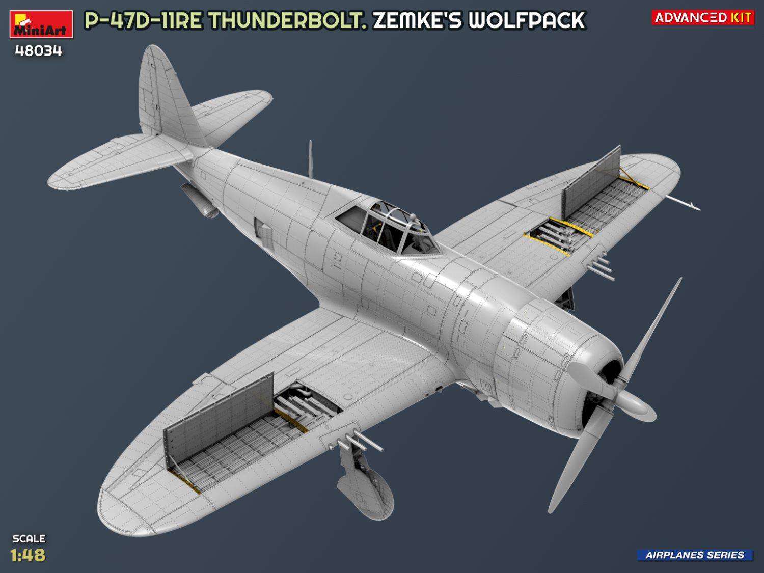 P-47D-11RE THUNDERBOLT. ZEMKE’S WOLFPACK. ADVANCED KIT – Image 11