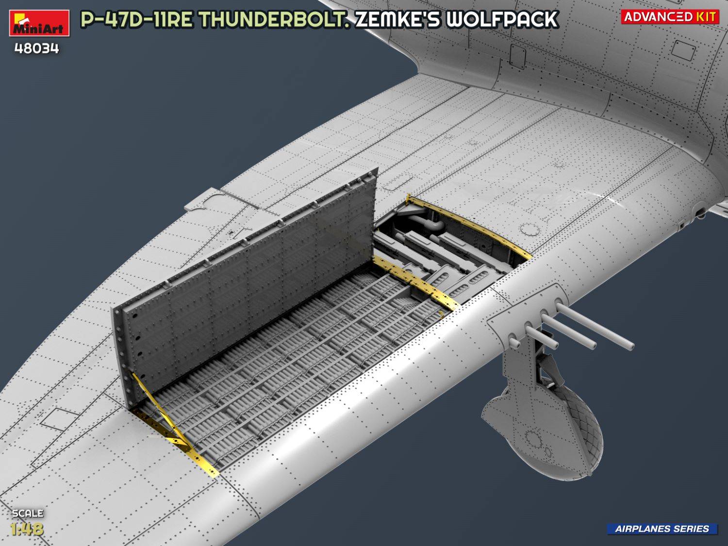 P-47D-11RE THUNDERBOLT. ZEMKE’S WOLFPACK. ADVANCED KIT – Image 13