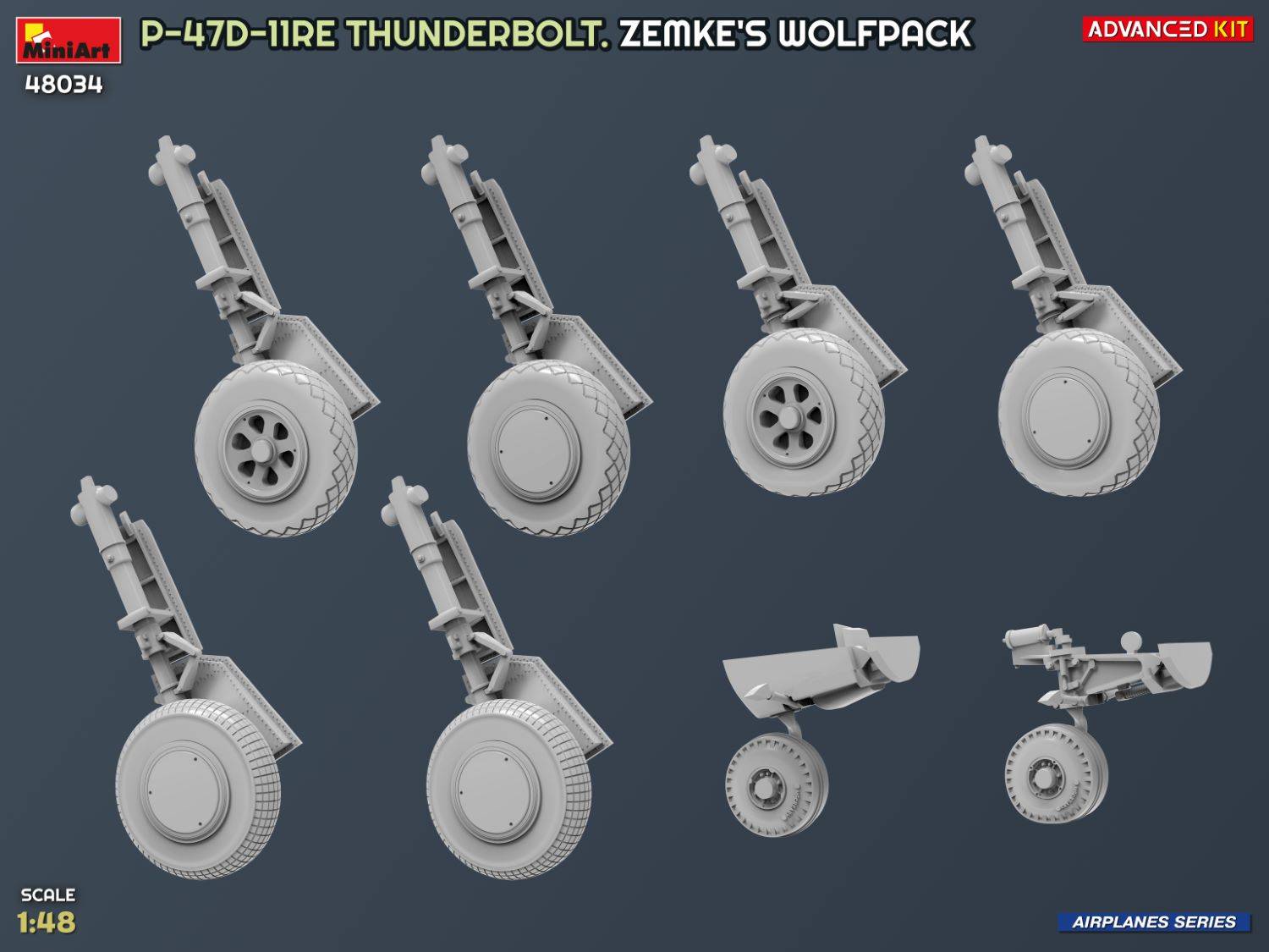 P-47D-11RE THUNDERBOLT. ZEMKE’S WOLFPACK. ADVANCED KIT – Image 19