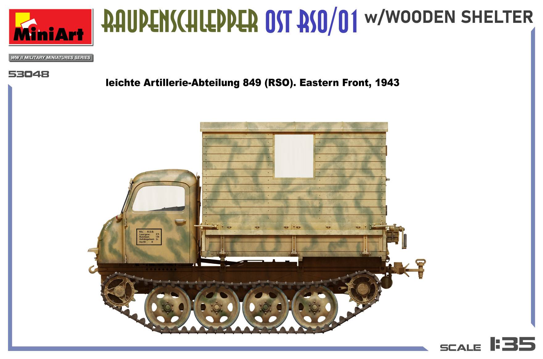Raupenschlepper Ost RSO/01 w/Wooden Shelter – Image 3