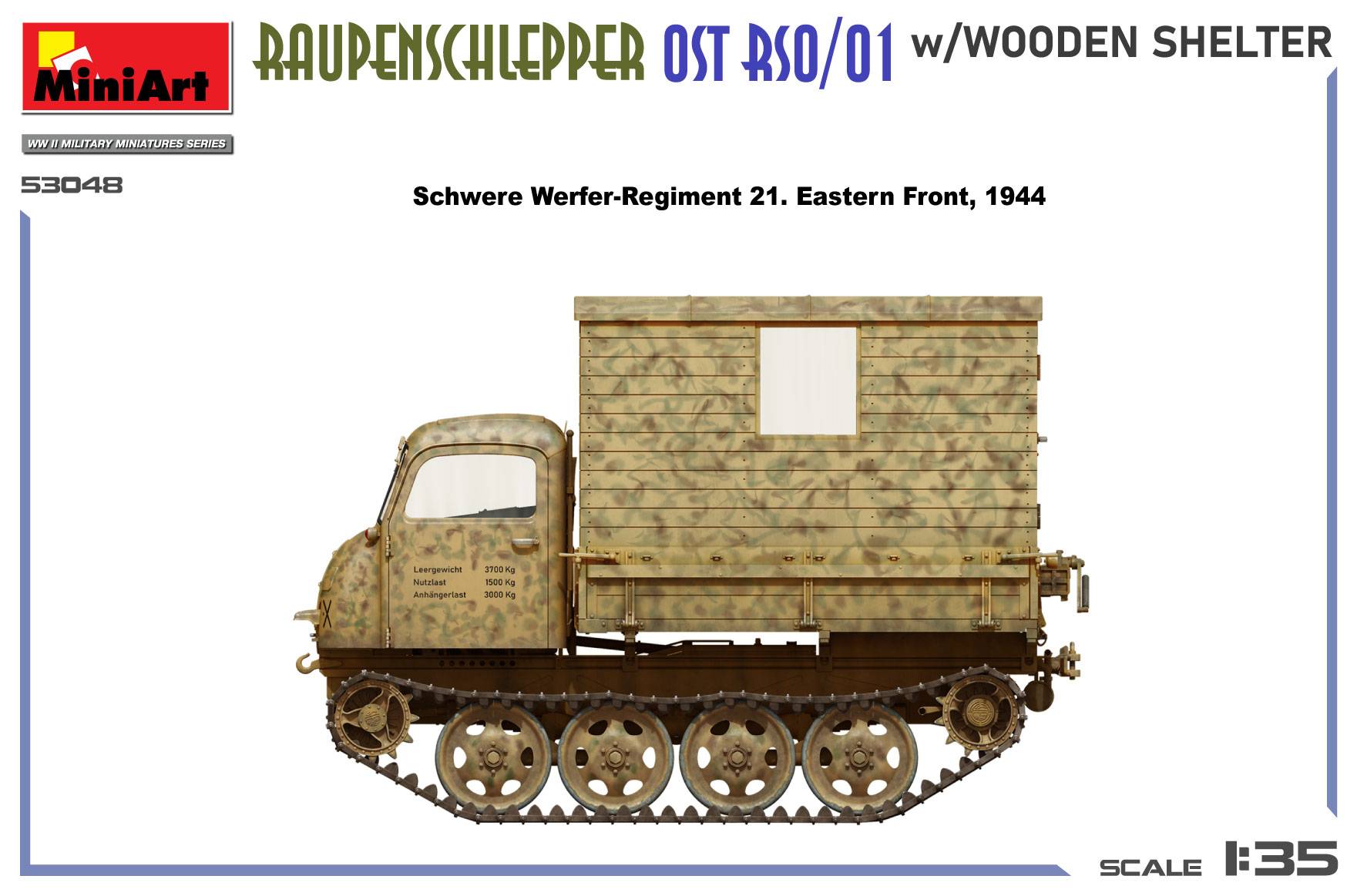 Raupenschlepper Ost RSO/01 w/Wooden Shelter – Image 5