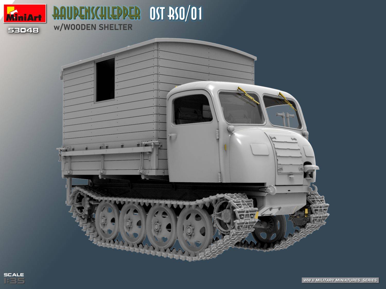 Raupenschlepper Ost RSO/01 w/Wooden Shelter – Image 8
