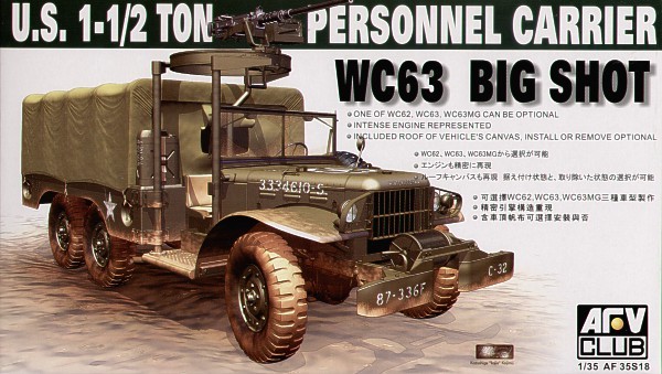 US 1 1/2 Ton Personnal Carrier Big Shot WC63