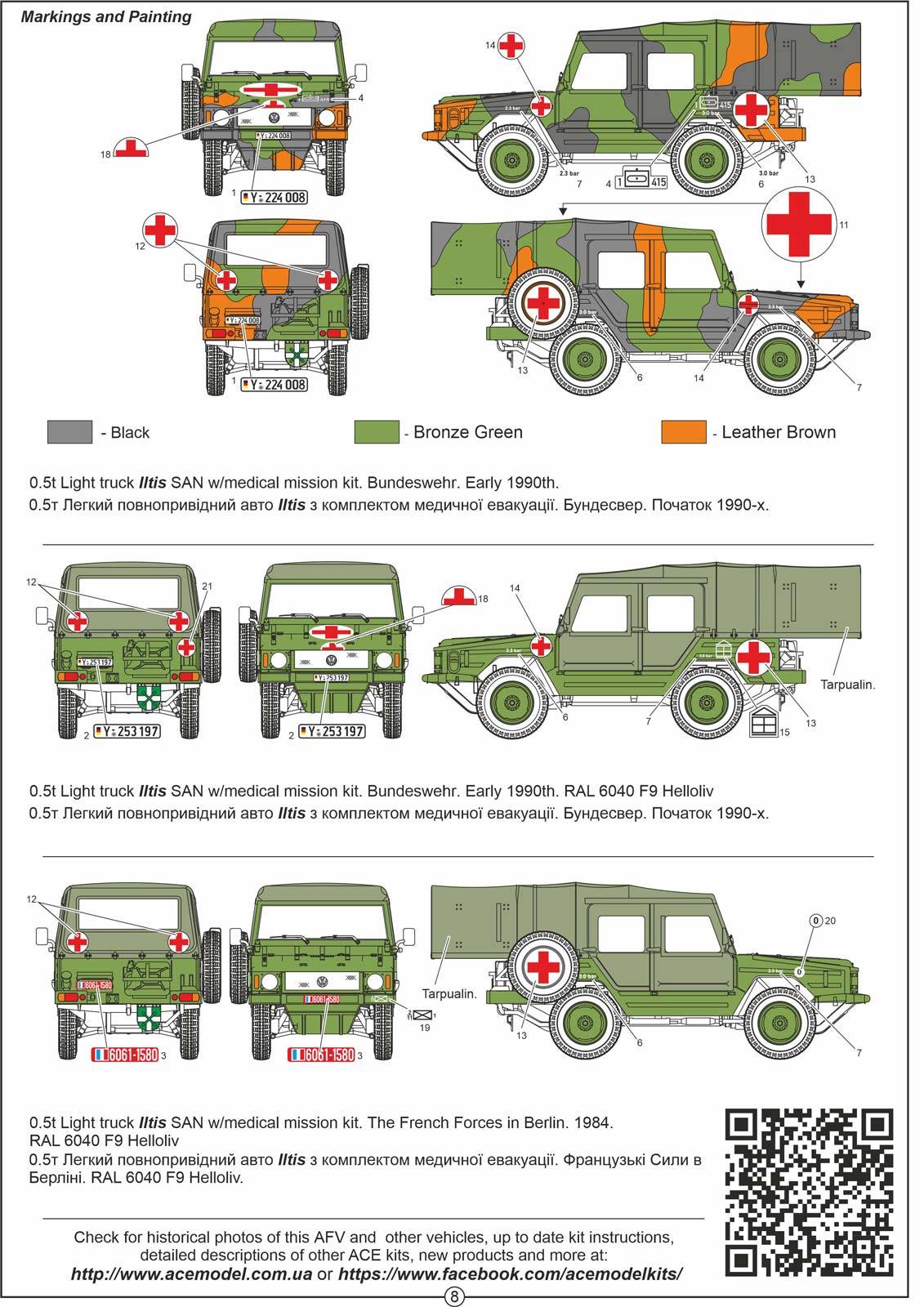 0,5t Light truck 4x4 Iltis SAN w/medical mission kit – Image 4