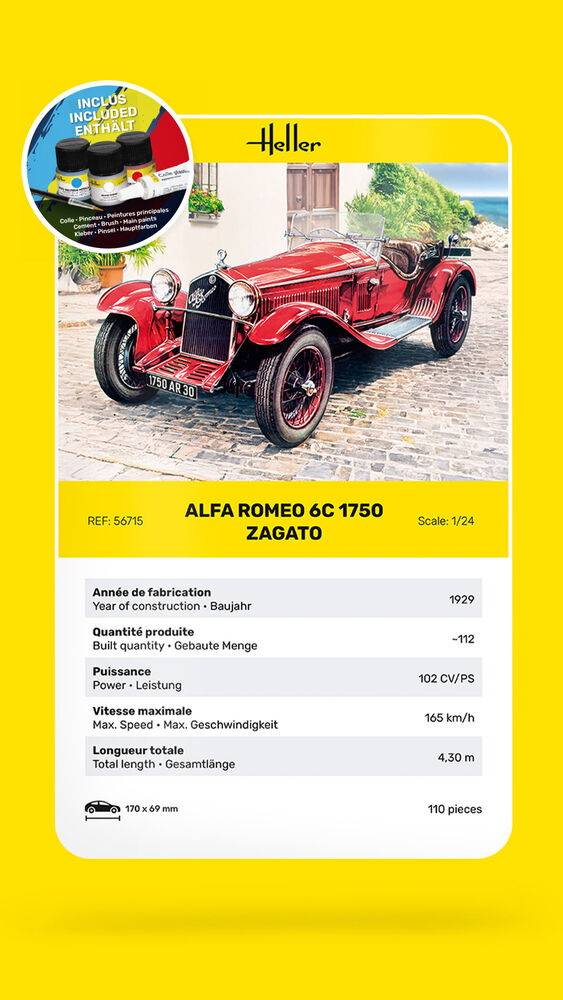 STARTER KIT Alfa Romeo 6C 1750 Zagato – Image 4