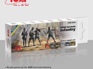 Acrylic paint set for WWI German infantry