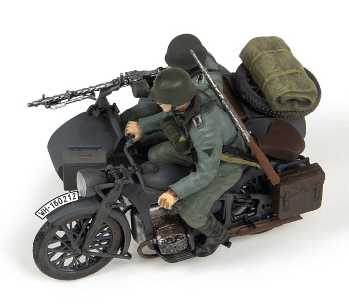 German Motocycle Zündapp K800 with sidecar and crew – Image 3