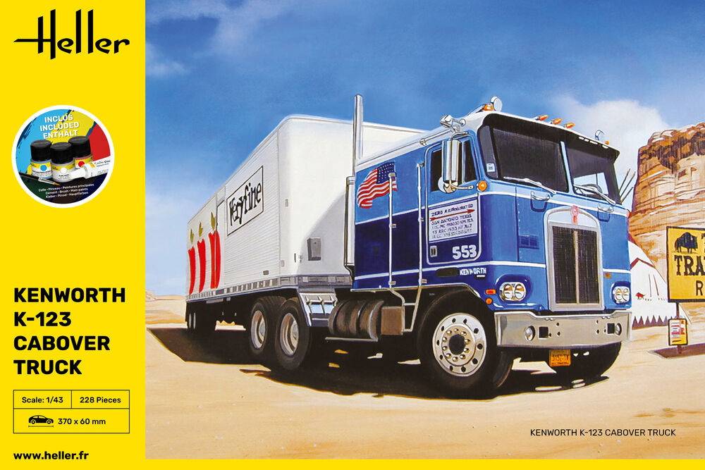 STARTER KIT Kenworth K-123 Cabover Truck