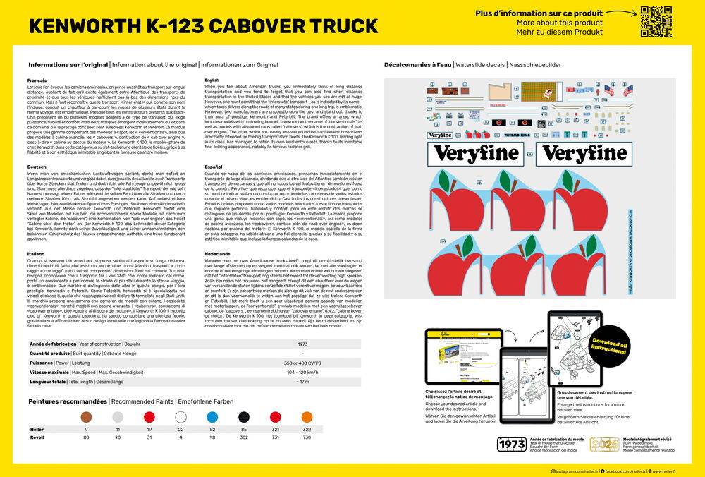 STARTER KIT Kenworth K-123 Cabover Truck – Image 2