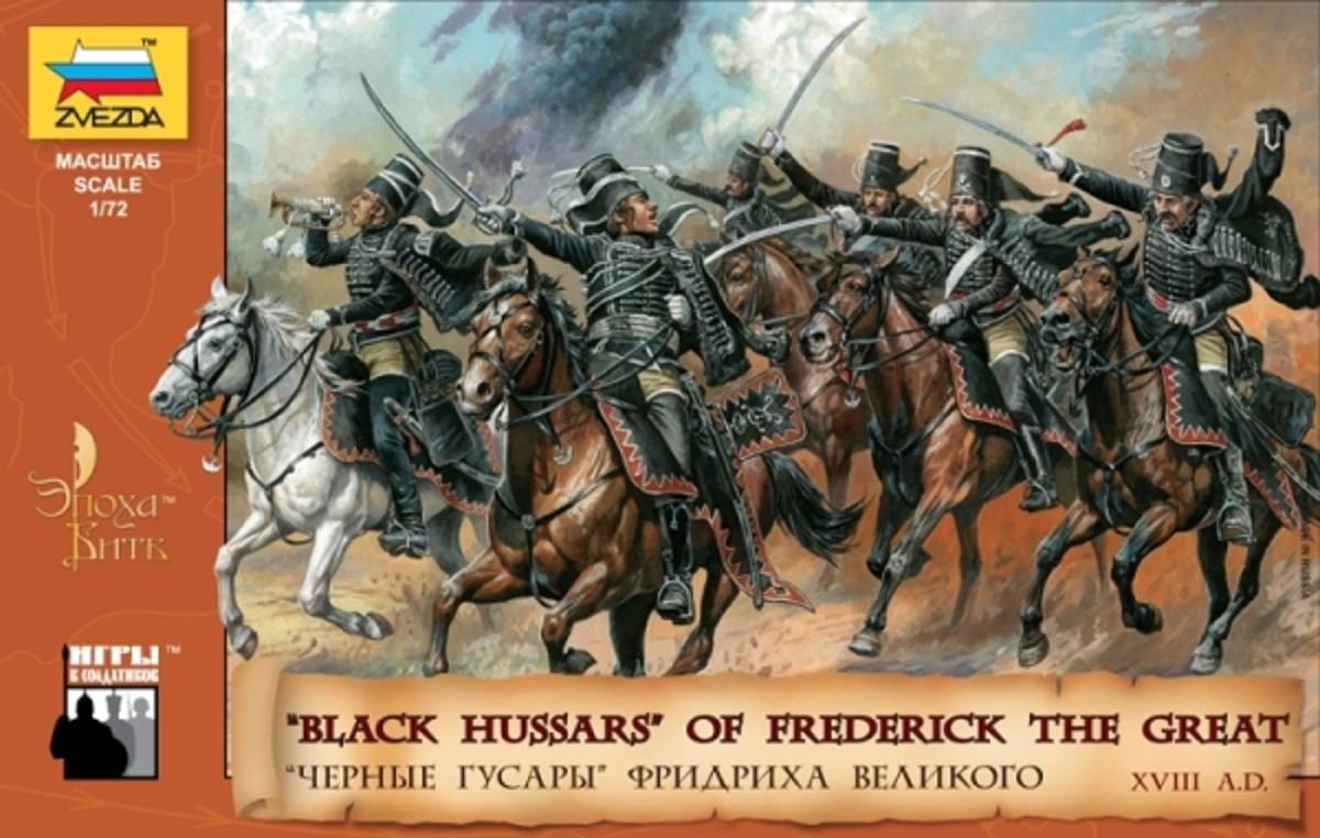 Black Hussars of Frederick the Great XVIII century AD