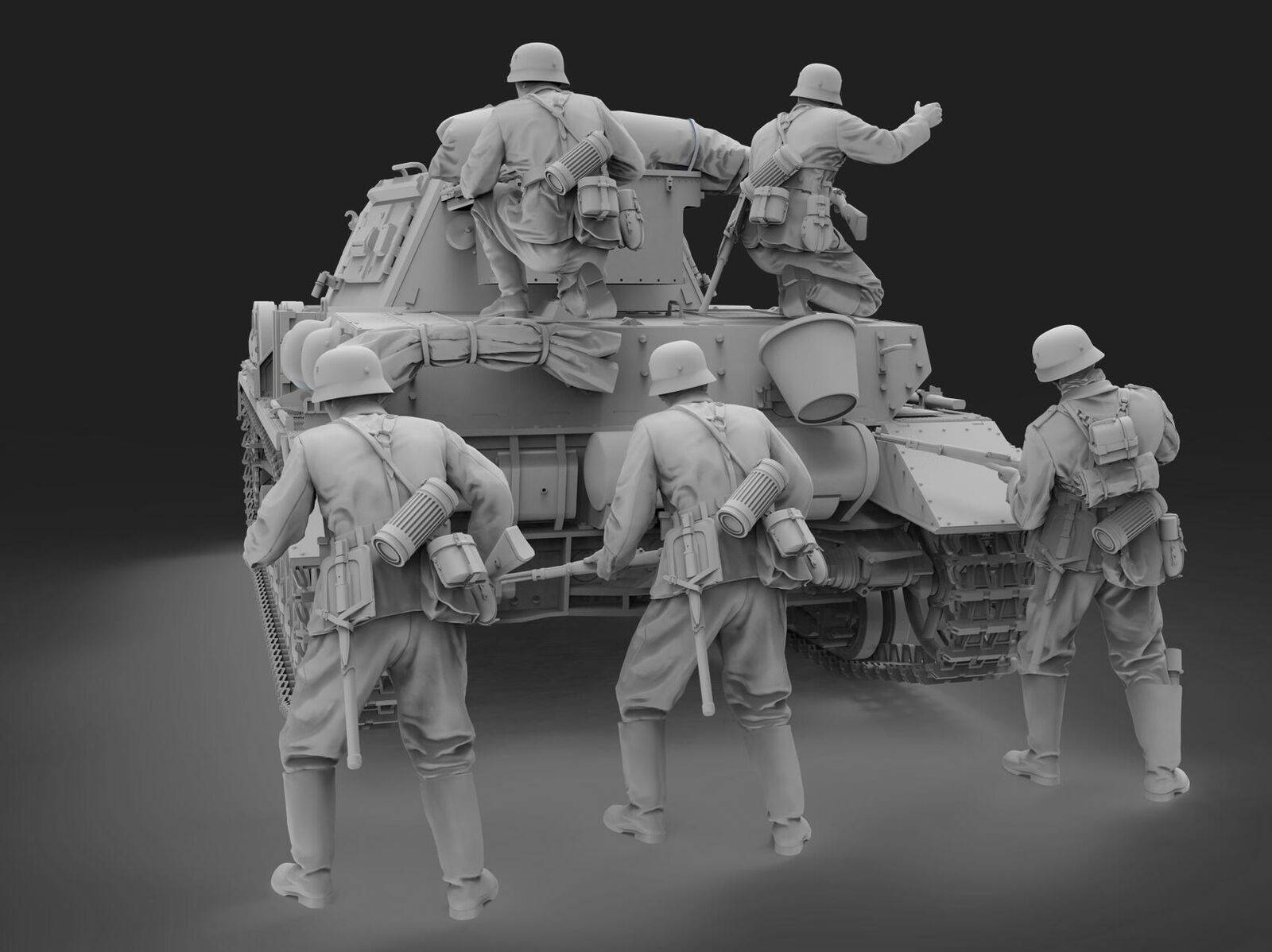 WWII German Tank Desant Troops – Image 3