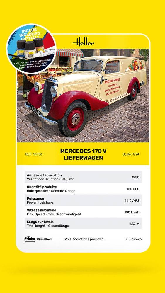 Mercedes 170 V Lieferwagen Starter Kit – Image 3