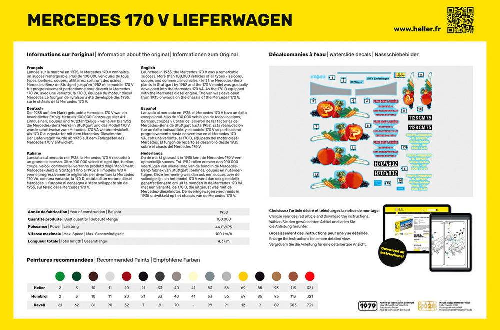 Mercedes 170 V Lieferwagen Starter Kit – Image 2