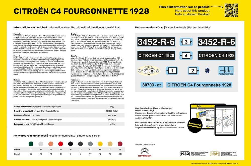 STARTER KIT Citroen C4 Fourgonnette 1928 – Image 2