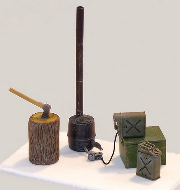 POELE ET ACCESSOIRES POUR TENTE MILITAIRE US M-1941
