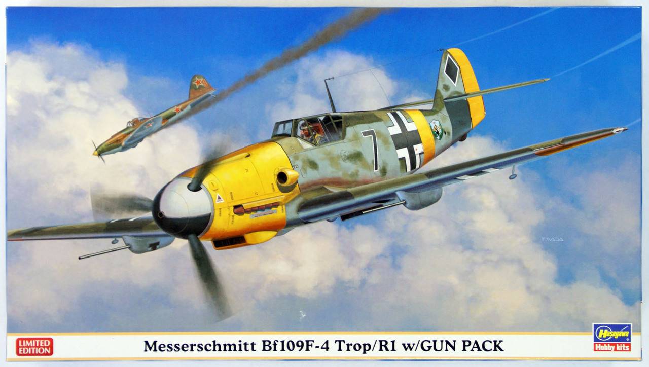 Messerschmitt Bf109F-4 Trop/R1 w/Gun Pack Limited Edition