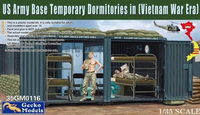 US Army Base Temporary Dormitories In (Vietnam War Era)