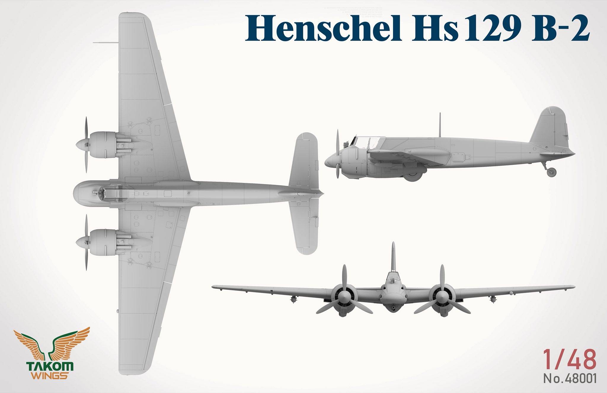 Hs129² Box Hs 129 B2 + Hs 129 B3 + 3d Printed Set Figures x2 + Panther A – Image 5