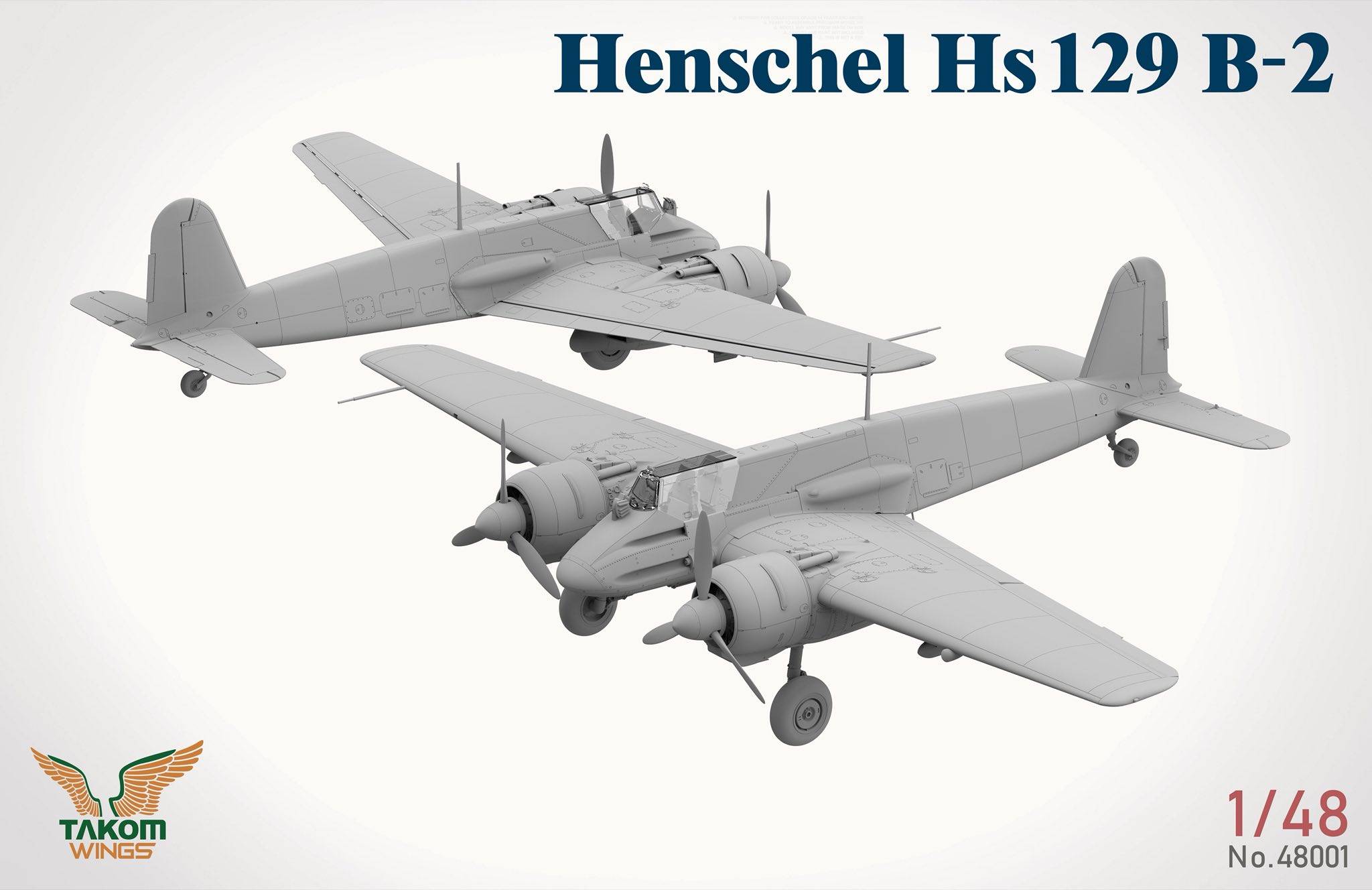 Hs129² Box Hs 129 B2 + Hs 129 B3 + 3d Printed Set Figures x2 + Panther A – Image 6