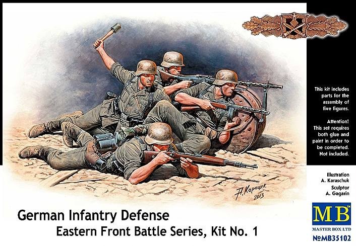 German Infantry Defence, Eastern Front Battle Series, WWII, Kit No 1