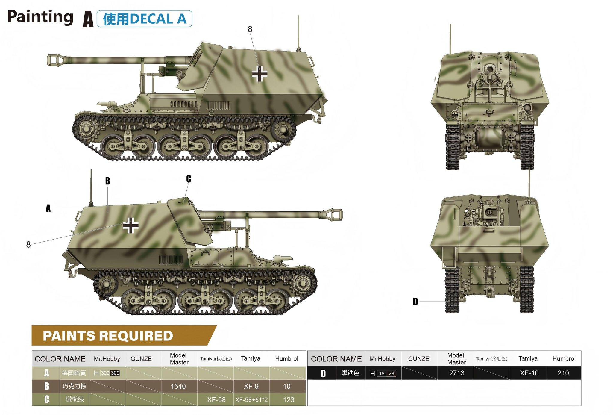 7.5cm PAK.40/1 auf. Gw.Lr.s.(f) Sd.Kfz.135 - Marder I German 50 ton type SSy45 Flatcar Schwerer Platformwagen – Image 3