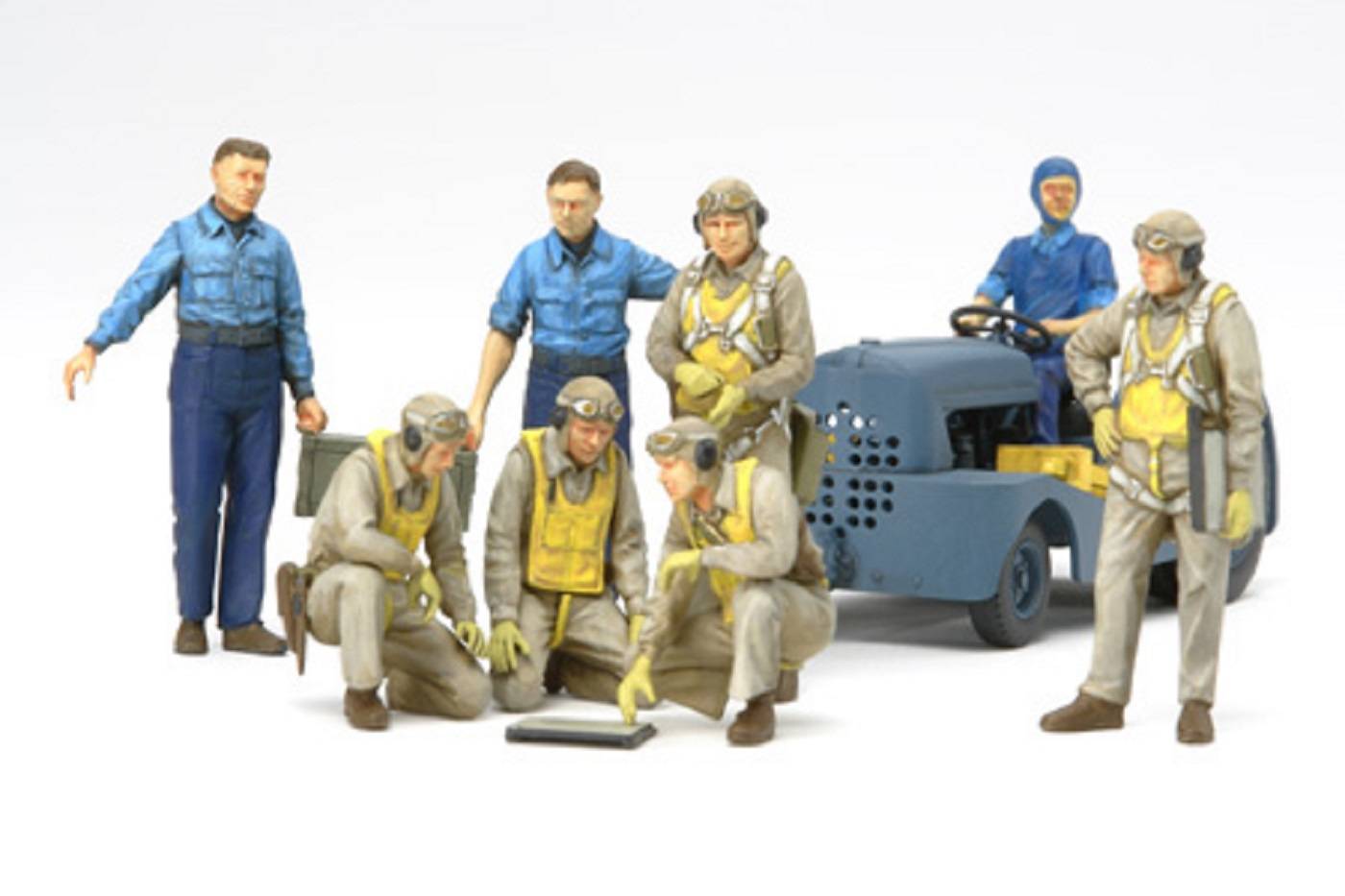 WWII U.S. Navy Pilots w/Moto-Tug – Image 2