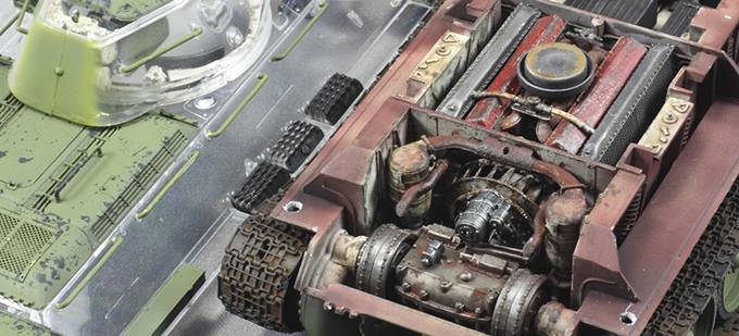 T-34/76 MODEL1942 FACTORY 112(CLEAR TURRET AND UPPER HULL,FULL INTERIOR KIT) – Image 4