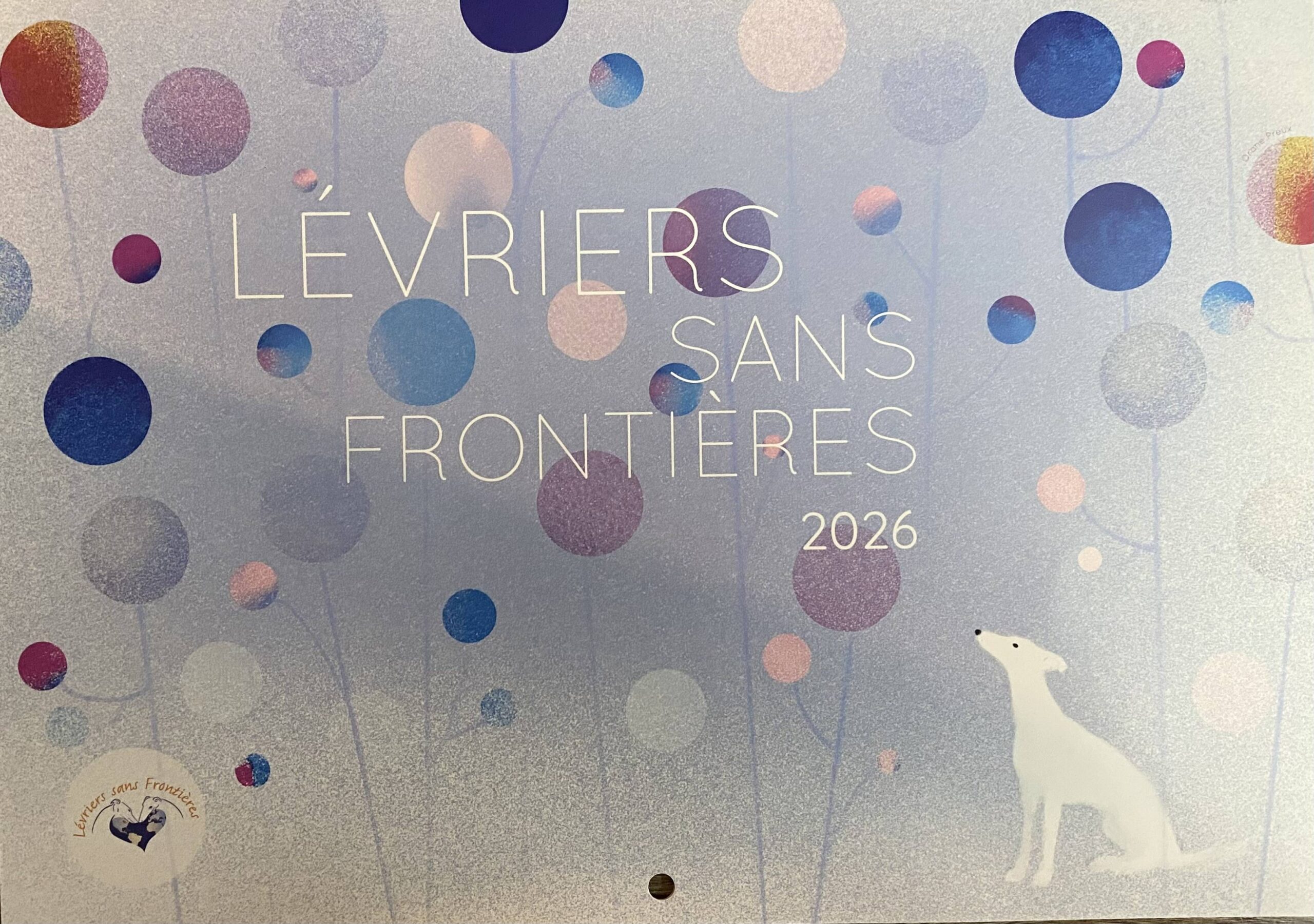Calendrier Lévriers sans frontières 2026