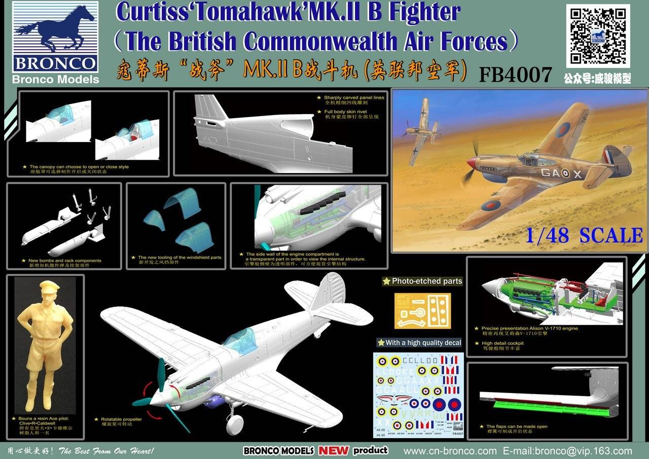 Curtiss 'Tomahawk' Mk.II B Fighter (The British Commonwealth Air Forces) – Image 2