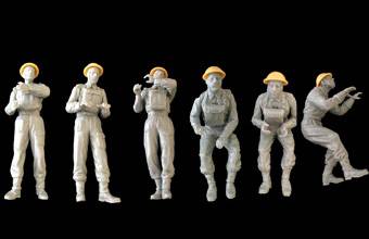 OQF Bofors 40mm Anti-Aircraft Gun Mk. I/III (British Army) & Gun Crew Set – Image 3