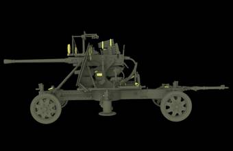 OQF Bofors 40mm Anti-Aircraft Gun Mk. I/III (British Army) & Gun Crew Set – Image 5