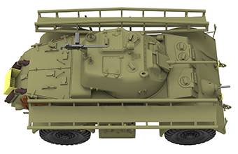 T17E1 Staghound MK.1 (Late Production) with 12 feet Assault Bridge – Image 5