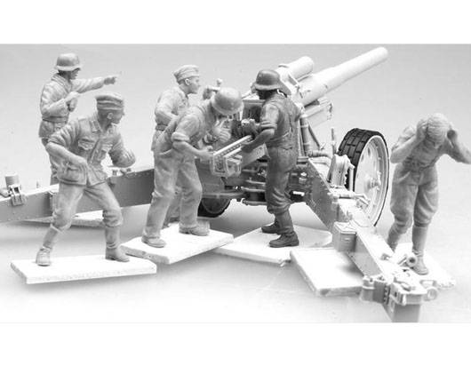 German s.FH 18 Field Howitzer Gun Crew – Image 5