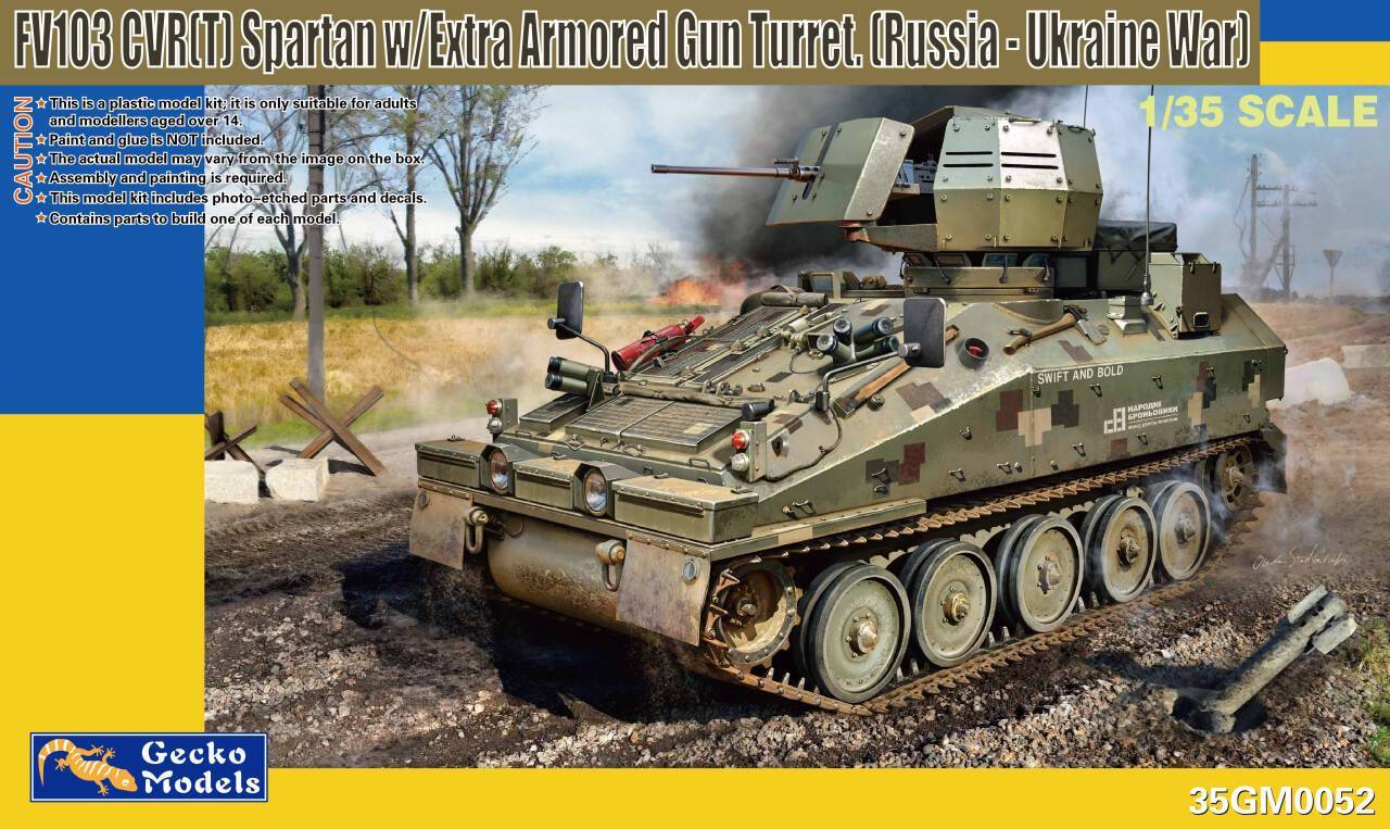 FV103 CVR(T) Spartan w/ Extra Armoured Gun Turret (Russian- Ukraine war)