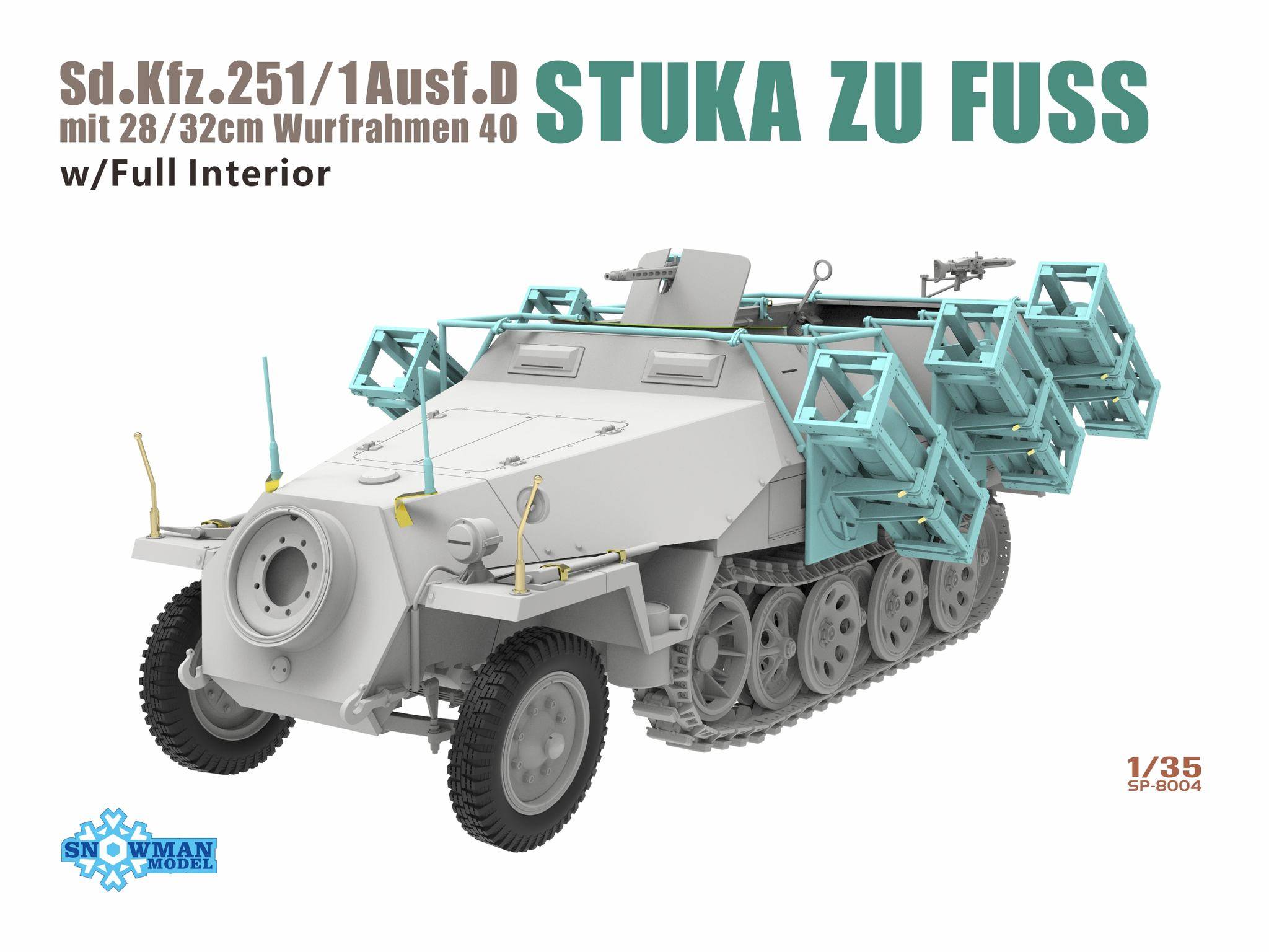 Sd.Kfz. 251/1 Ausf.D 28/32cm Wurfrahmen 40 Stuka zu Fuss – Image 2