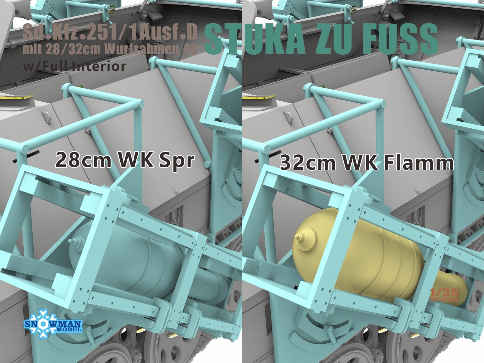 Sd.Kfz. 251/1 Ausf.D 28/32cm Wurfrahmen 40 Stuka zu Fuss – Image 8