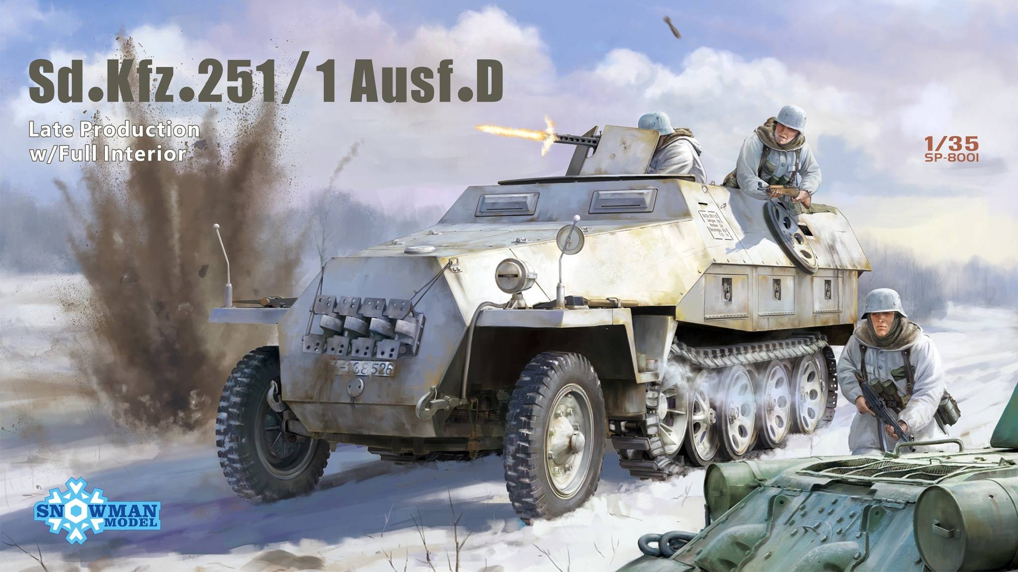 Sd.Kfz. 251/1 Ausf.D Late Production w/Full Interior