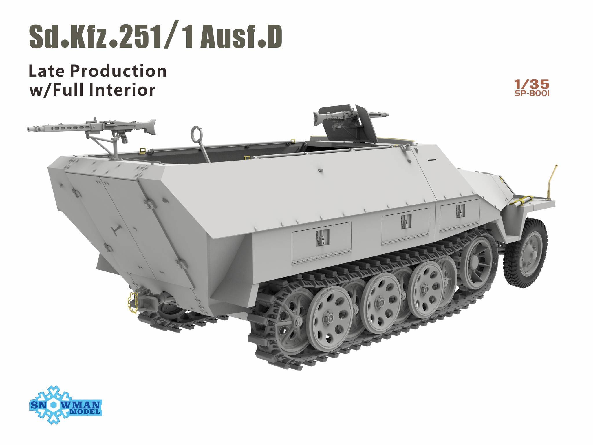 Sd.Kfz. 251/1 Ausf.D Late Production w/Full Interior – Image 20