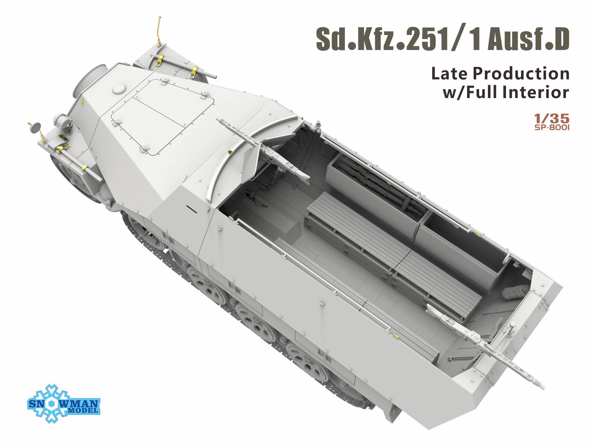 Sd.Kfz. 251/1 Ausf.D Late Production w/Full Interior – Image 22