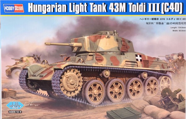 Hungarian Light Tank 43M Toldi III (C40)