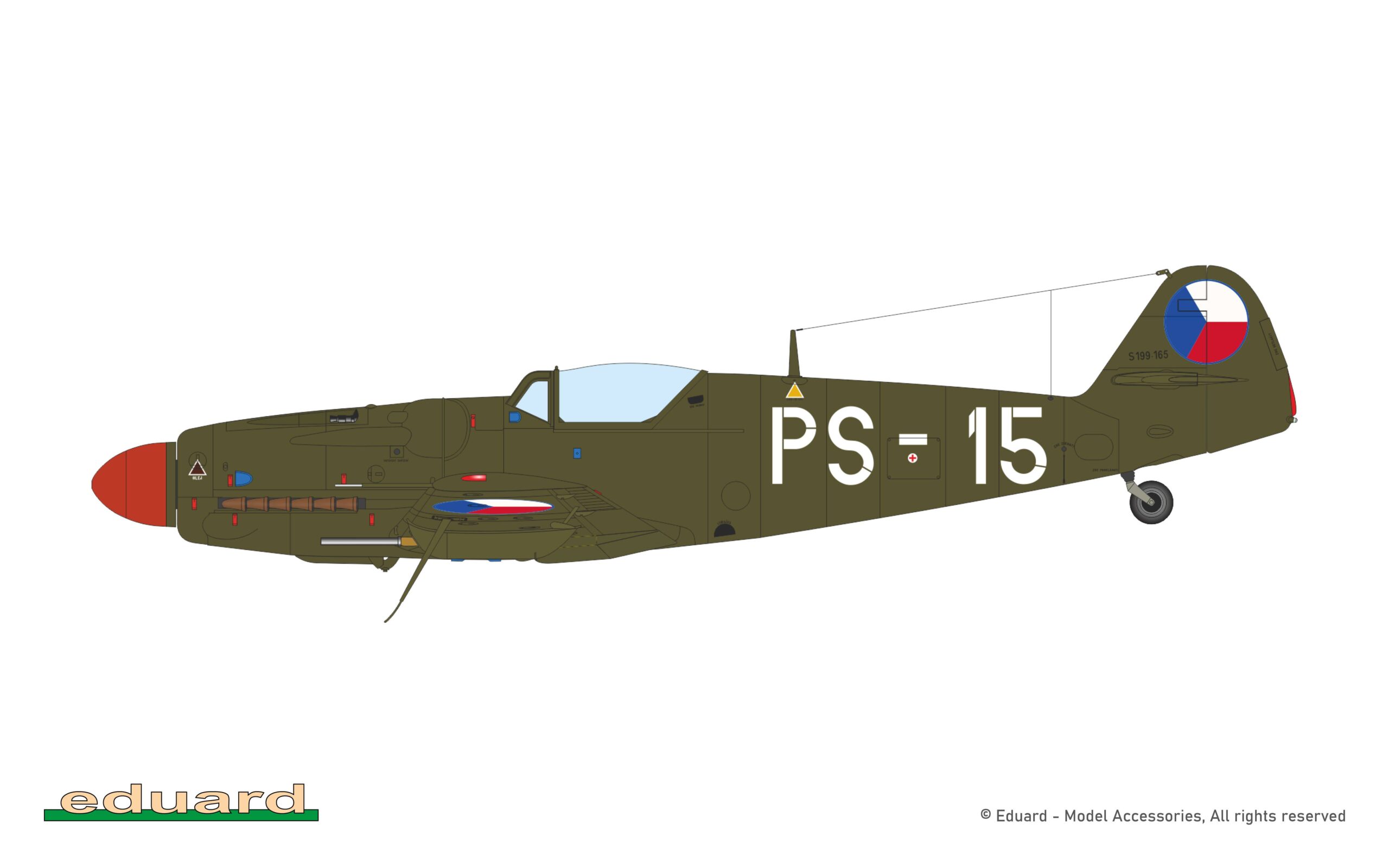 Avia S-199 bubble canopy EDUARD brassin HYBRID – Image 5