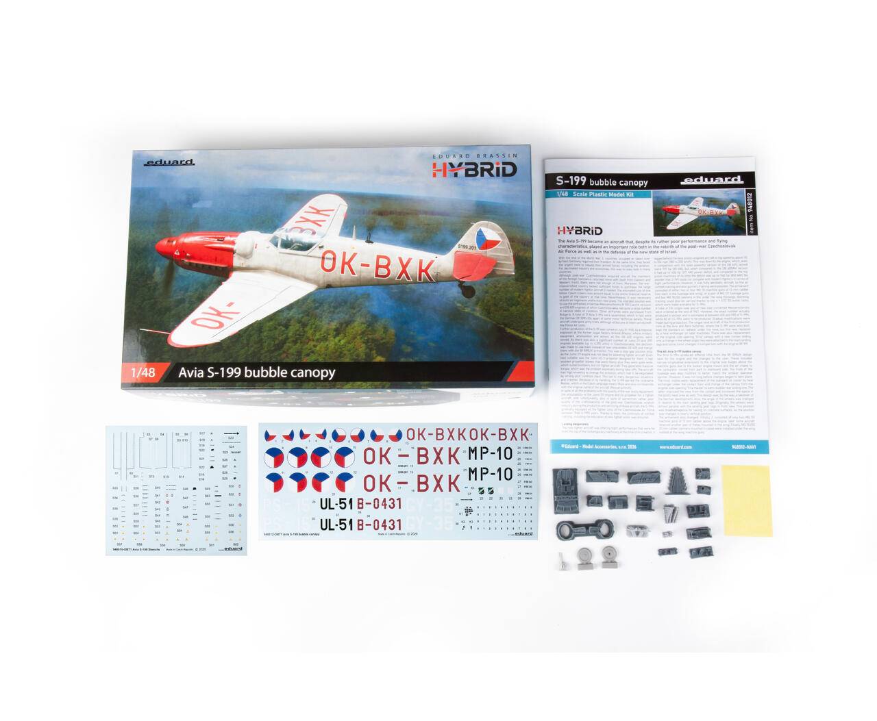 Avia S-199 bubble canopy EDUARD brassin HYBRID – Image 9
