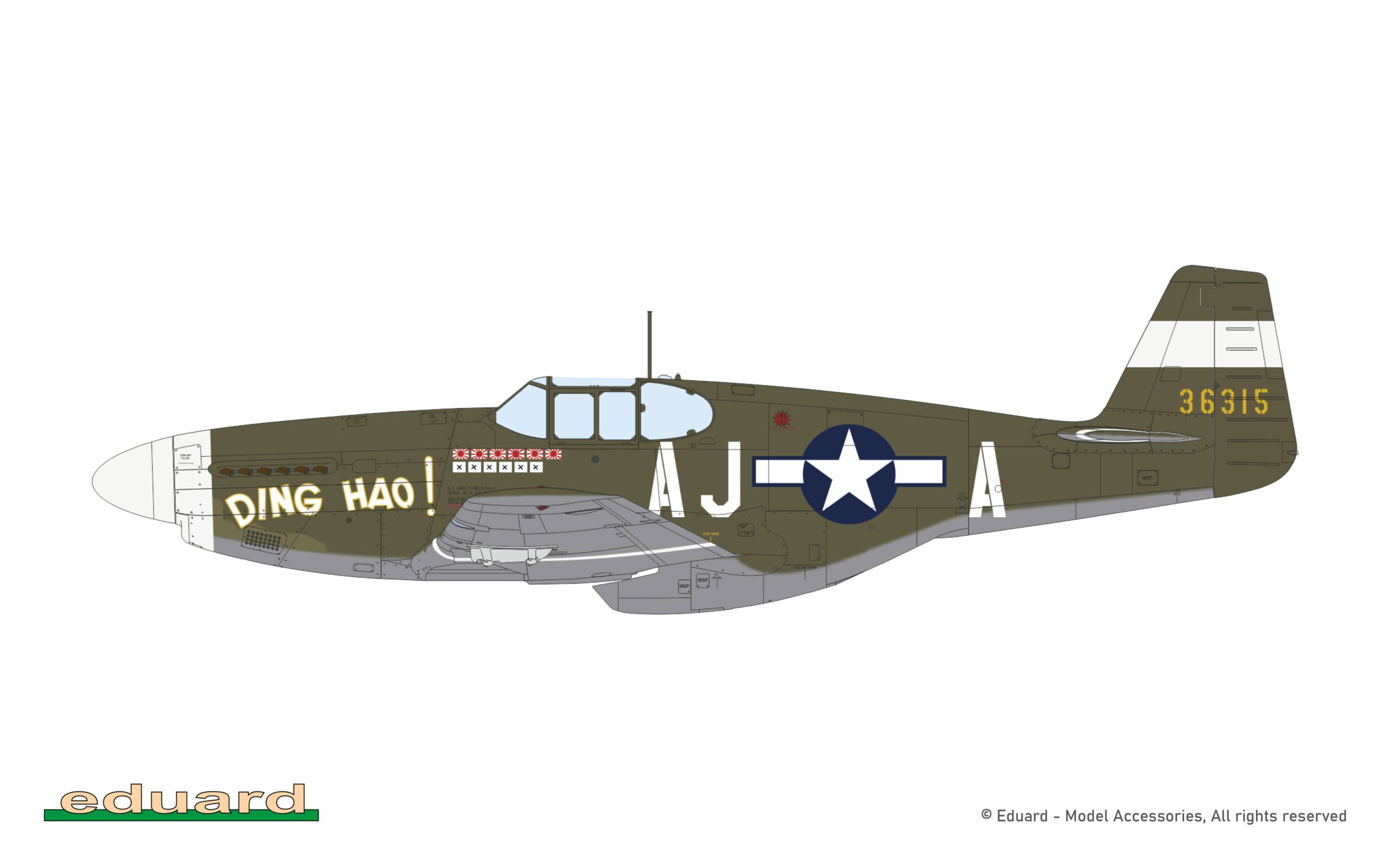 P-51B Mustang Birdcage canopy Weekend edition – Image 5
